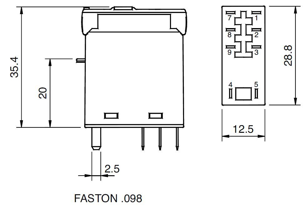 C12 Relay Dimensions - loading...